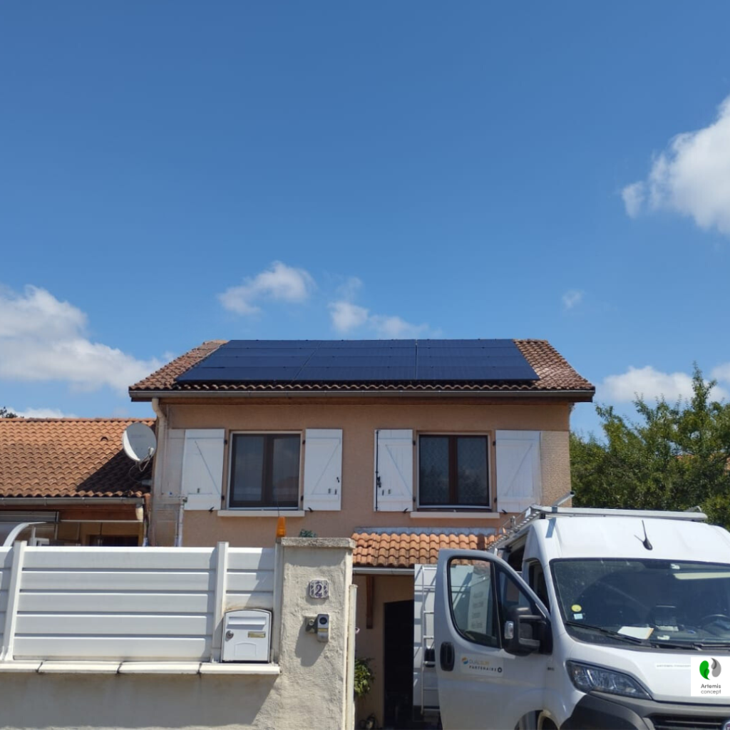 résidence solaire photovoltaïque